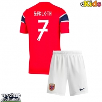 Norway Alexander Sorloth #7 Replica Home Minikit World Cup 2026 Short Sleeve (+ pants)